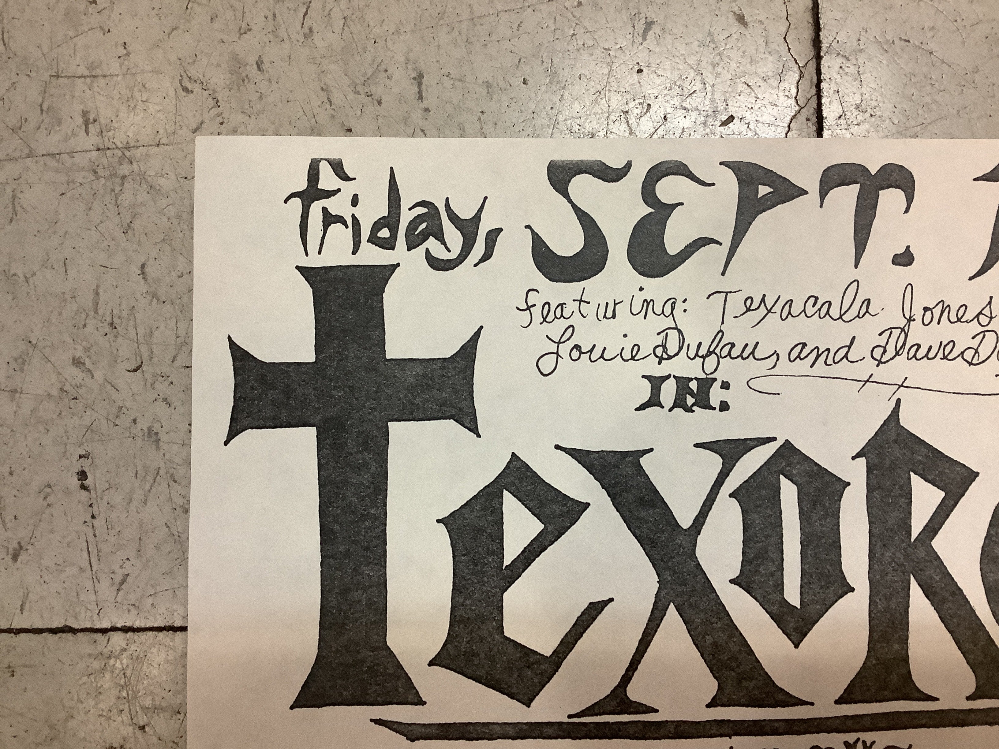 Texorcist at The Krypt Club (Poster) - Image 2