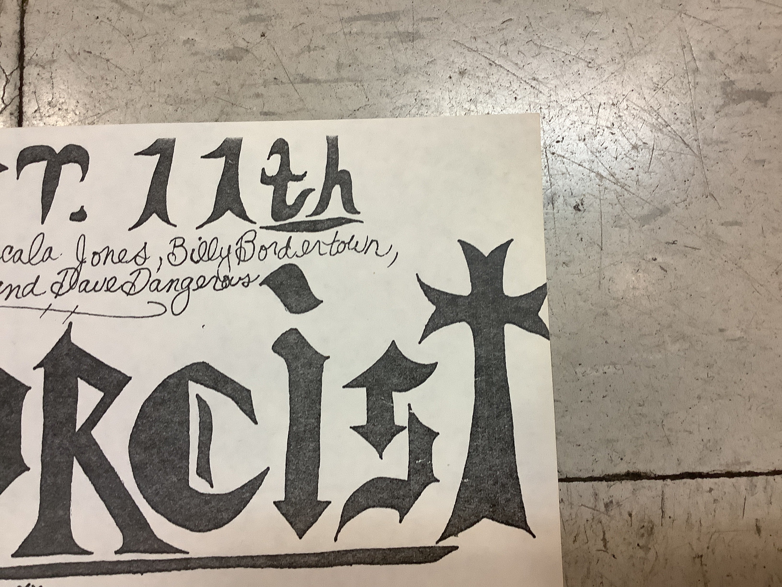 Texorcist at The Krypt Club (Poster) - Image 3