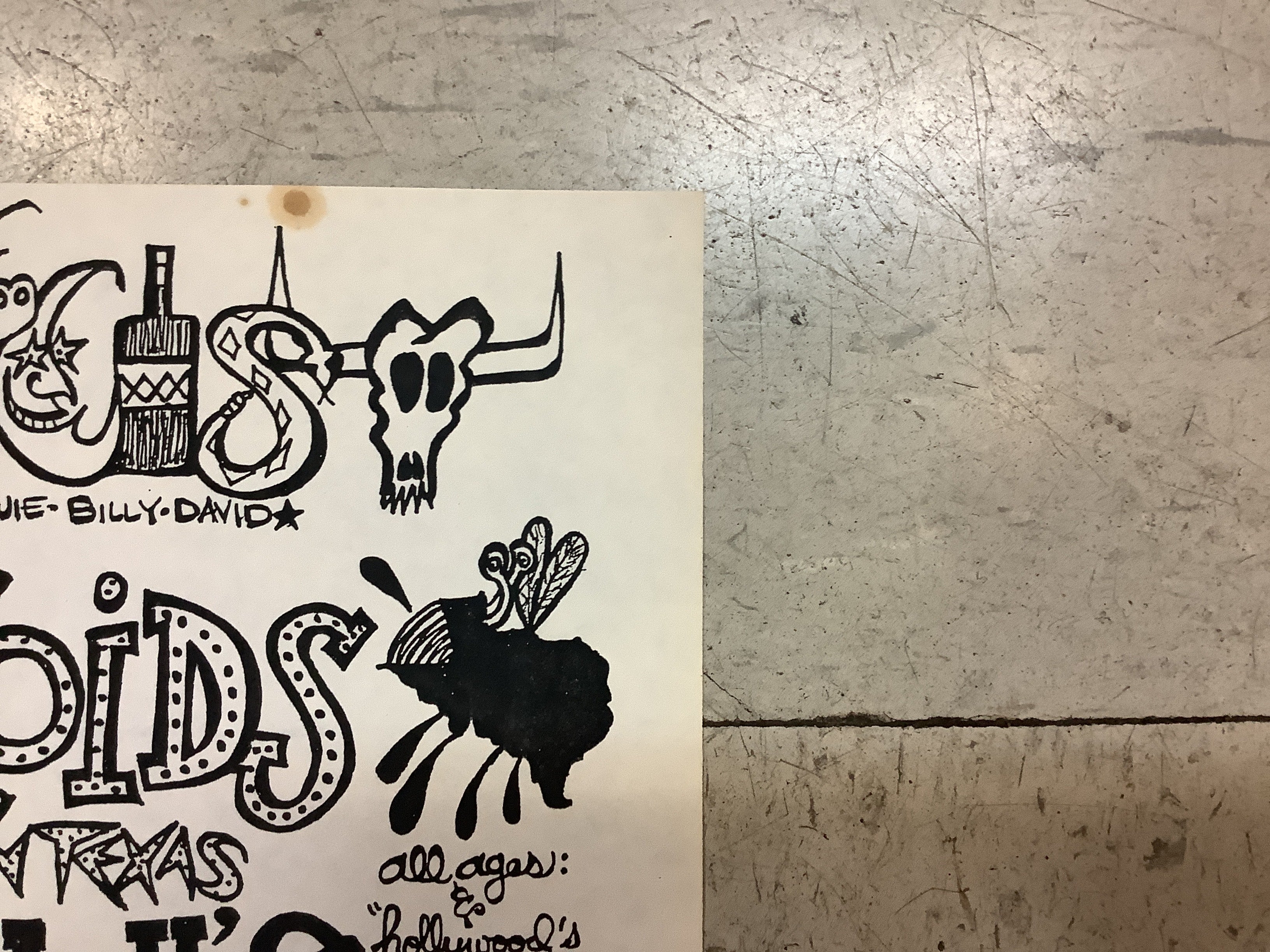 Texorcist with Hickoids and Mind Over 4 at Raji's (Poster) - Image 3