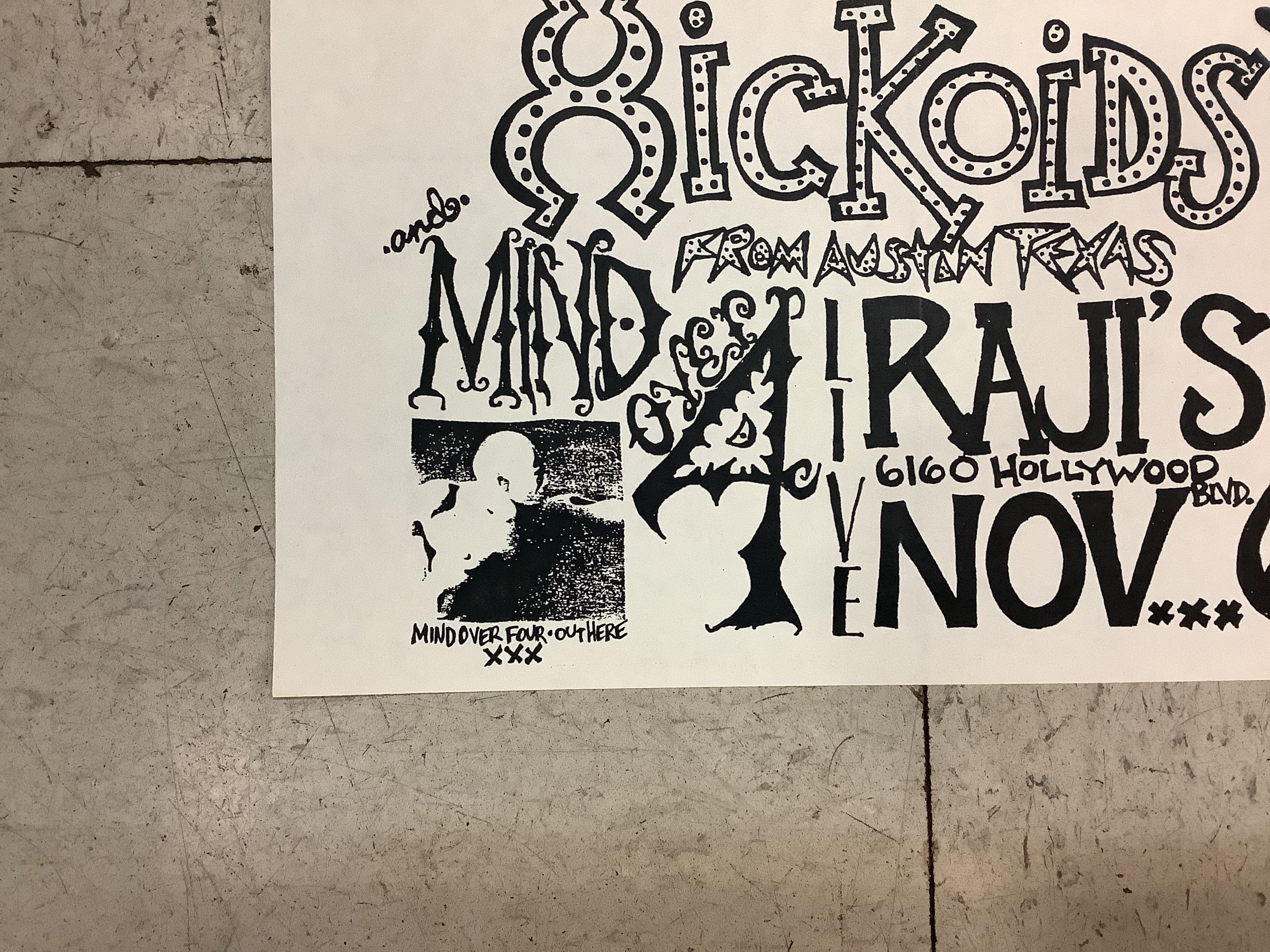 Texorcist with Hickoids and Mind Over 4 at Raji's (Poster) - Image 5