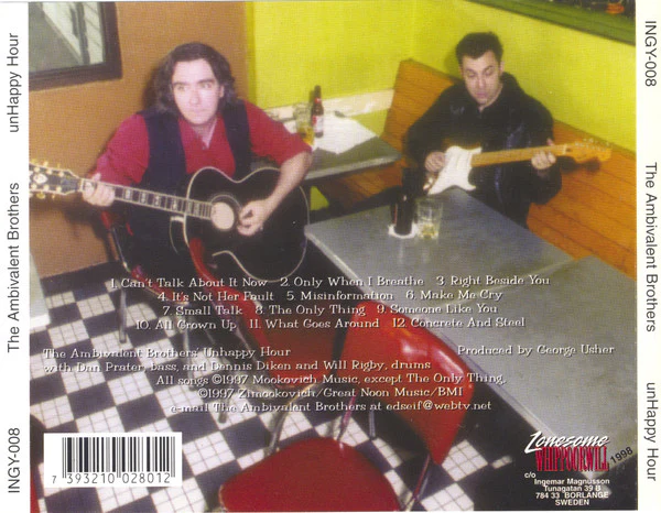 The Ambivalent Brothers - unHappy Hour (CD) - Image 2