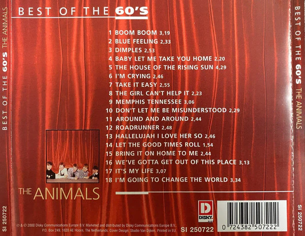 The Animals - Best Of The 60's The Animals (CD) - Image 2