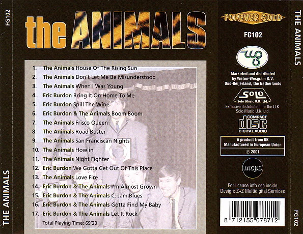 The Animals - The Animals (CD) - Image 2