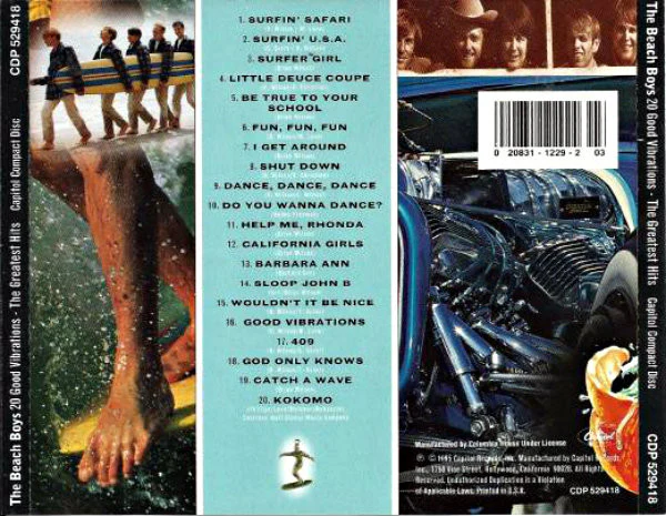 The Beach Boys - 20 Good Vibrations - The Greatest Hits (CD) - Image 2