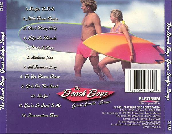 The Beach Boys - Great Surfin' Songs (CD) - Image 2