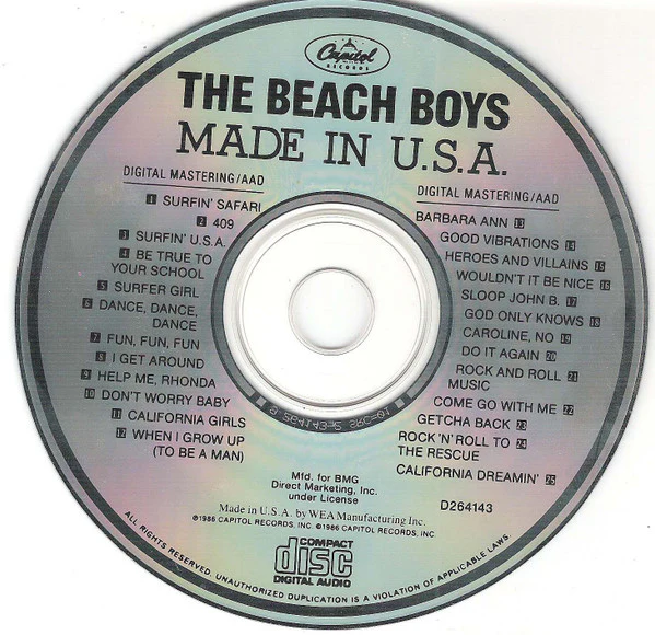 The Beach Boys - Made In U.S.A. (CD) - Image 4