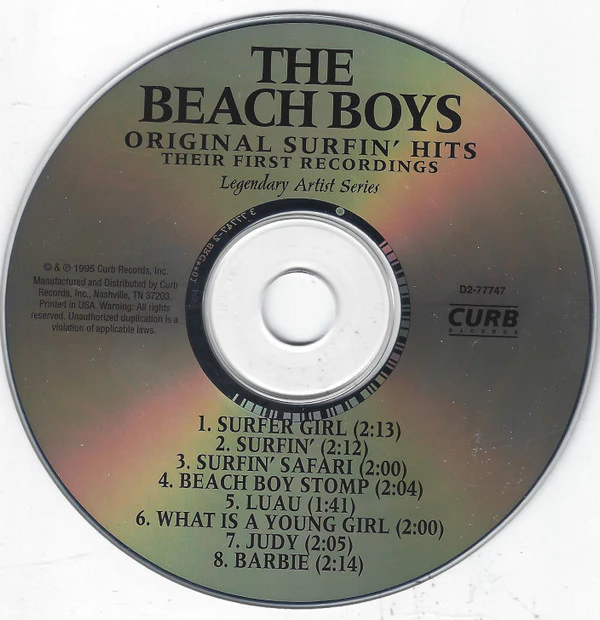 The Beach Boys - Original Surfin' Hits - Their First Recordings (CD) - Image 3
