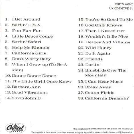 The Beach Boys - Summer Dreams (28 Classic Tracks) (CD) - Image 2