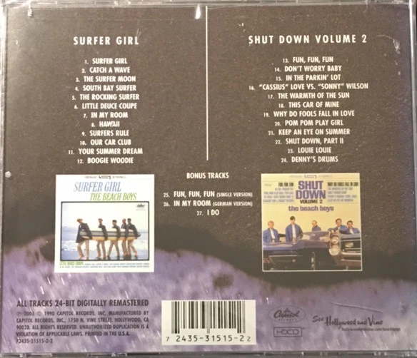 The Beach Boys - Surfer Girl / Shut Down Volume 2 (CD) - Image 3