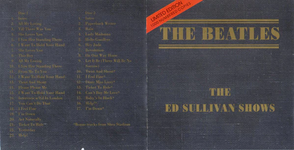 The Beatles - The Ed Sullivan Shows (CD) - Image 2
