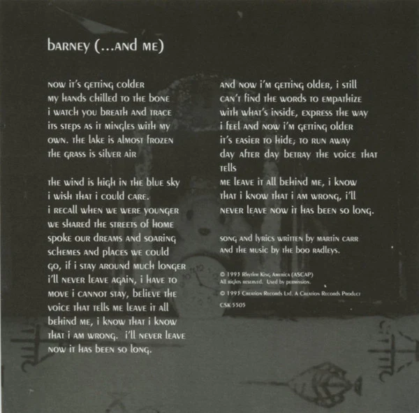 The Boo Radleys - Barney (...And Me) (CD) - Image 4