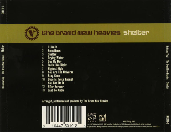 The Brand New Heavies - Shelter (CD) - Image 2