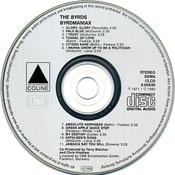 The Byrds - Byrdmaniax (CD) - Image 3