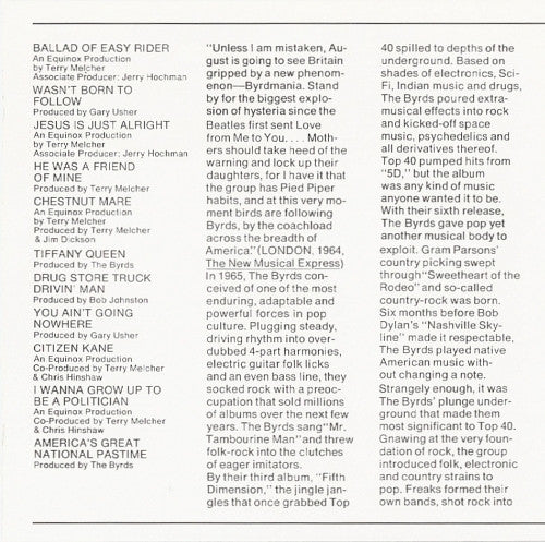 The Byrds - The Best Of The Byrds - Greatest Hits, Volume II (CD) - Image 3