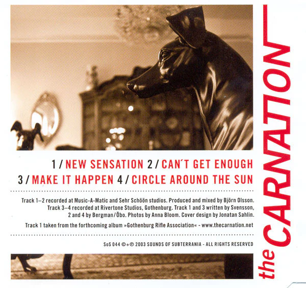 The Carnation - New Sensation (CD) - Image 2