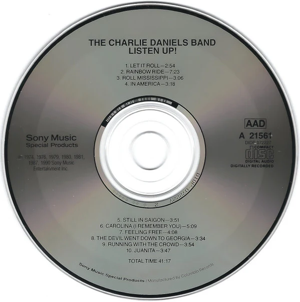 The Charlie Daniels Band - Listen-Up! (CD) - Image 3