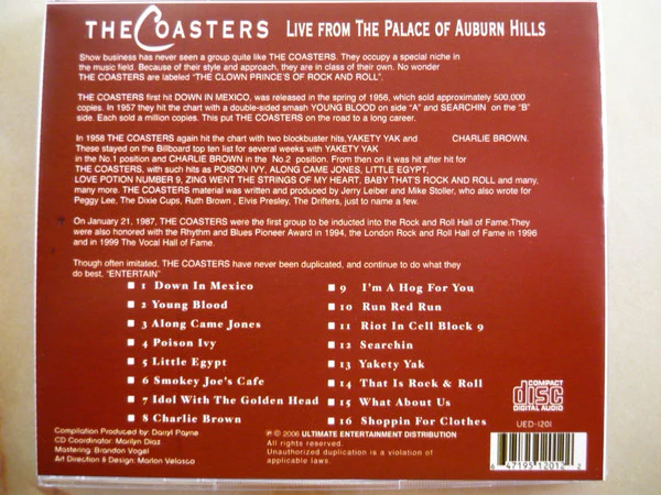 The Coasters - Live From The Palace Of Auburn Hills (CD) - Image 2