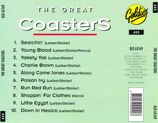 The Coasters - The Great Coasters (CD) - Image 3