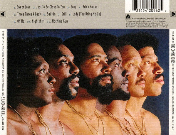 The Commodores* - The Best Of The Commodores (CD) - Image 2