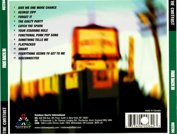 The Contrast - Fade Back In (CD) - Image 2