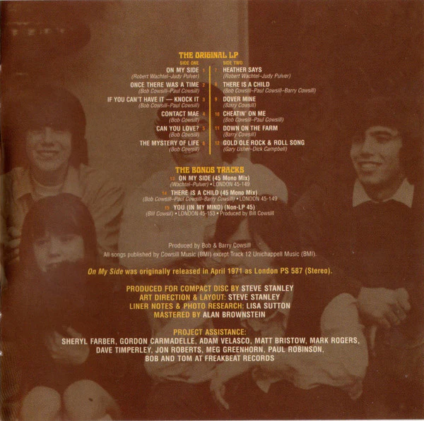 The Cowsills - On My Side (CD) - Image 3