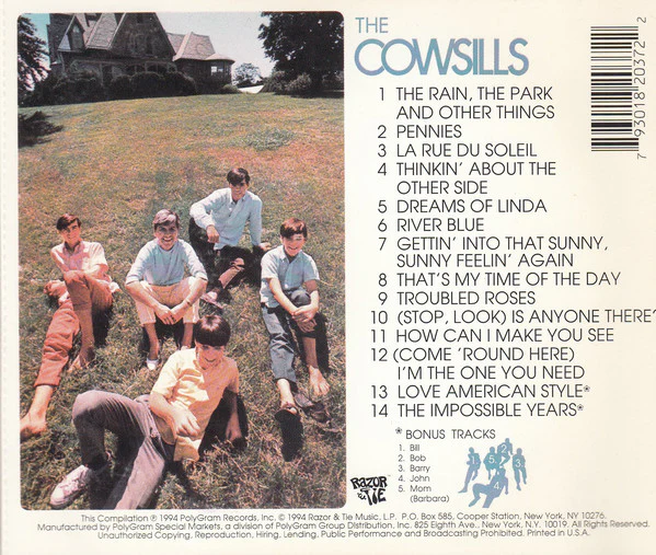 The Cowsills - The Cowsills (CD) - Image 3