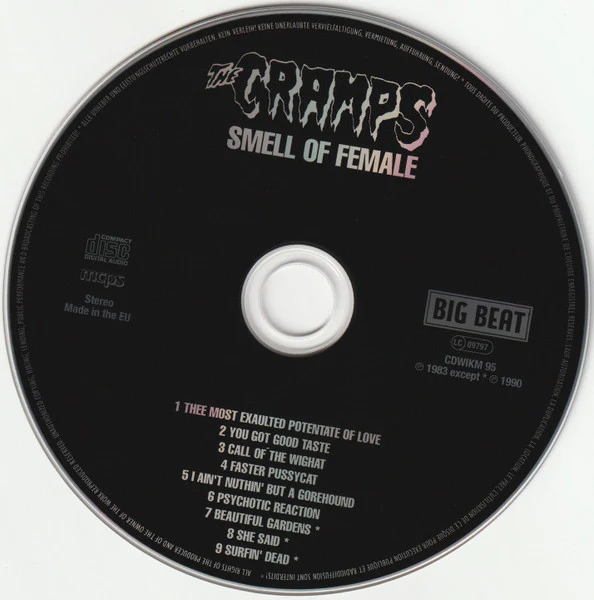 The Cramps - Smell Of Female (CD) - Image 3