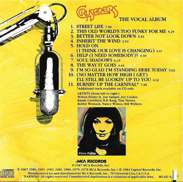 The Crusaders - The Vocal Album (CD) - Image 2