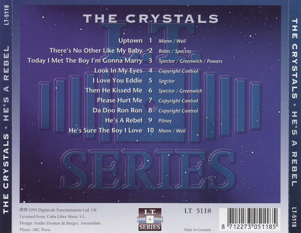 The Crystals - He's A Rebel (CD) - Image 2