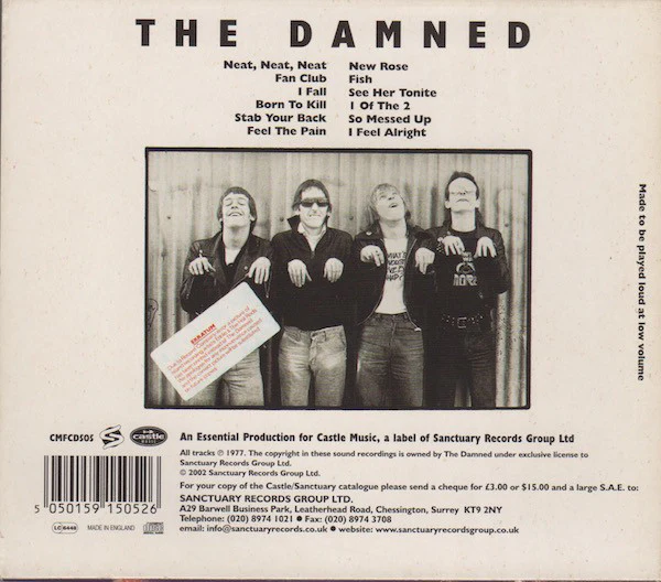The Damned - Damned Damned Damned (CD) - Image 2