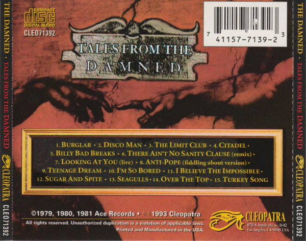 The Damned - Tales From The Damned (CD) - Image 2