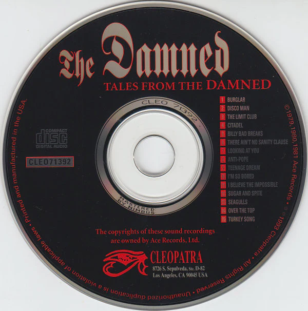The Damned - Tales From The Damned (CD) - Image 3