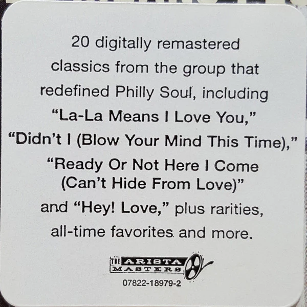 The Delfonics - La-La Means I Love You: The Definitive Collection (CD) - Image 4