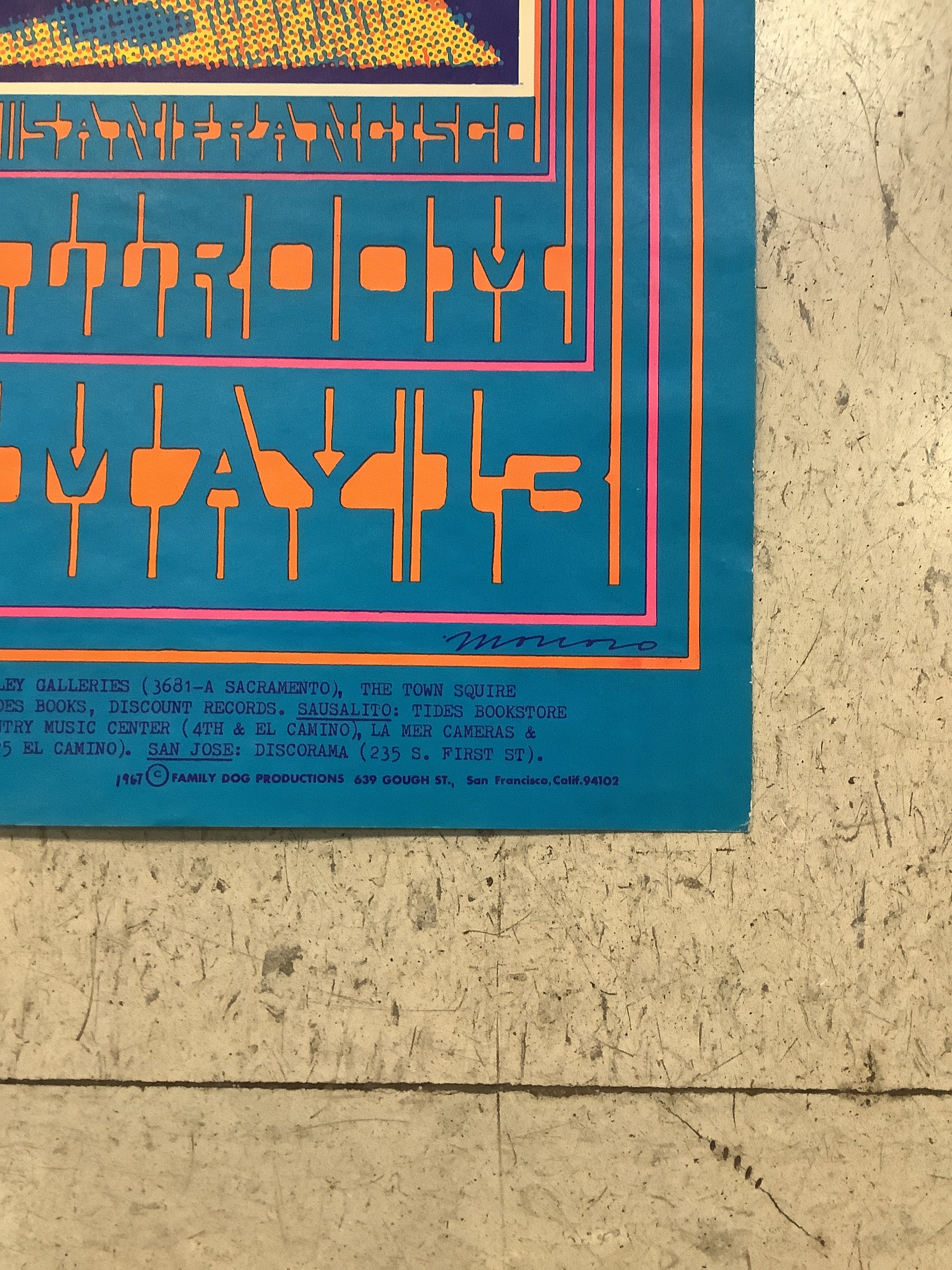 The Doors and The Sparrow at Avalon Ballroom - 1967 (Poster) - Image 4