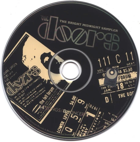 The Doors - The Bright Midnight Sampler (14 Songs/8 Concerts) (CD) - Image 3
