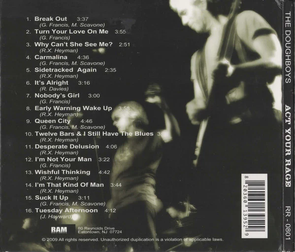 The Doughboys - Act Your Rage (CD) - Image 2