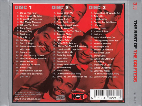 The Drifters - The Best Of - 60 Greatest Songs On 3CDs (CD) - Image 2