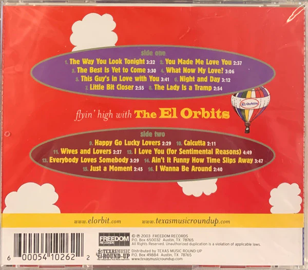 The El Orbits - Flyin' High With The El Orbits (CD) - Image 2