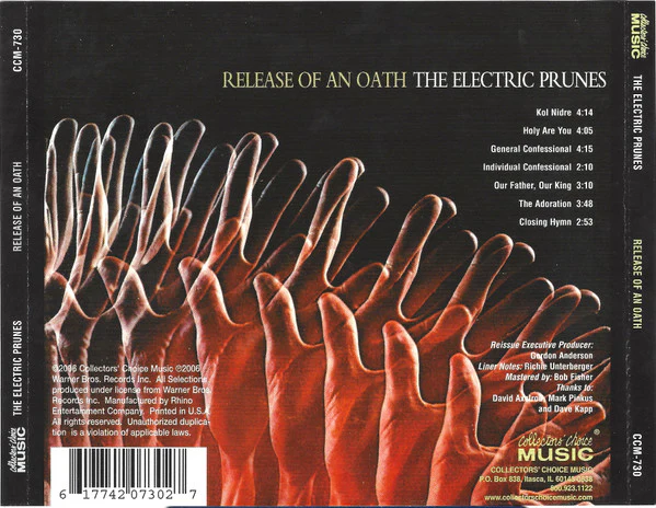 The Electric Prunes - Release Of An Oath (CD) - Image 2