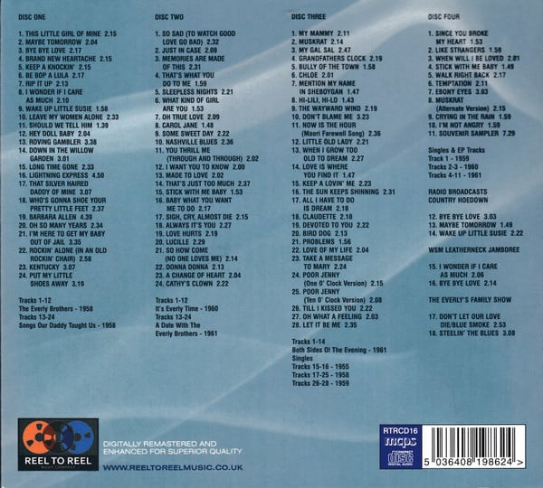 The Everly Brothers* - Five Classic Albums Plus Bonus Singles & Radio Show Tracks (CD) - Image 2