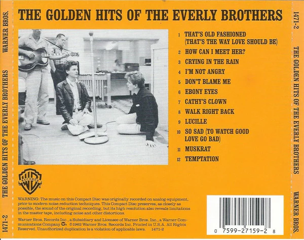 The Everly Brothers* - The Golden Hits Of The Everly Brothers (CD) - Image 3