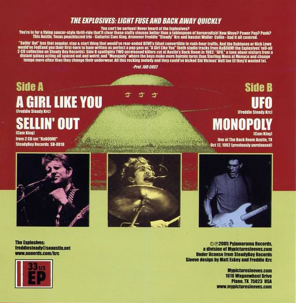 The Explosives - UFO (Vinyl) - Image 2
