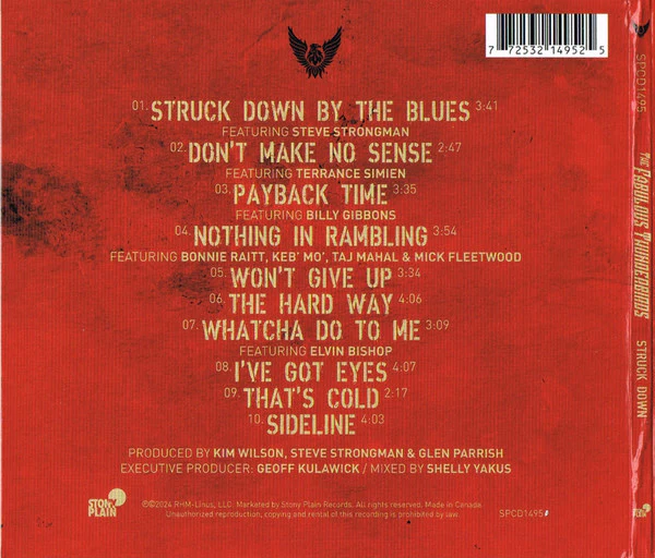 The Fabulous Thunderbirds - Struck Down (CD) - Image 2