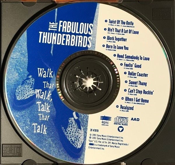 The Fabulous Thunderbirds - Walk That Walk, Talk That Talk (CD) - Image 3