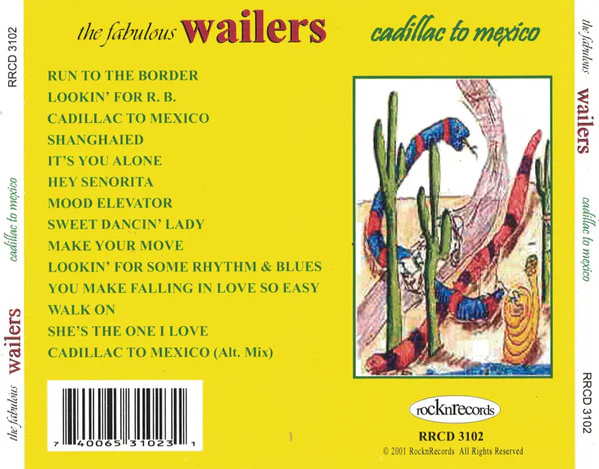 The Fabulous Wailers - Cadillac To Mexico (CD) - Image 3