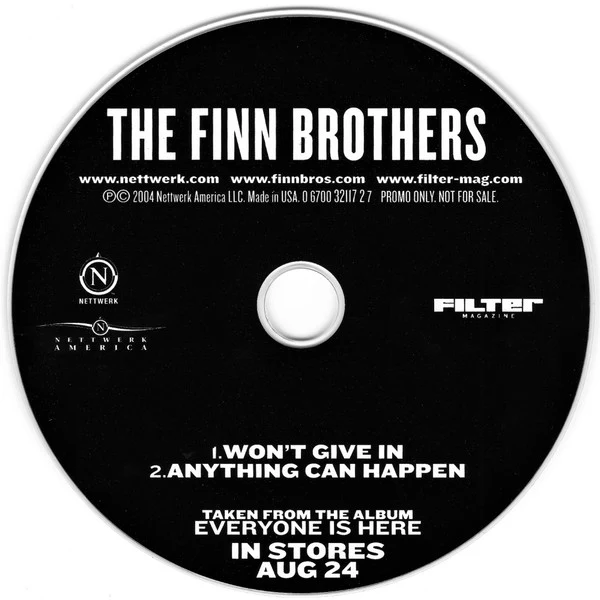 The Finn Brothers - Everyone Is Here (Tour Sampler) (CD) - Image 3