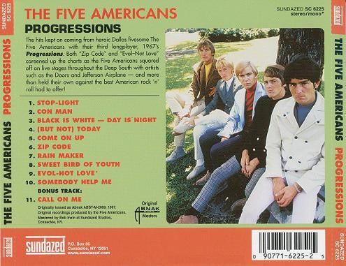 The Five Americans - Progressions (CD) - Image 2