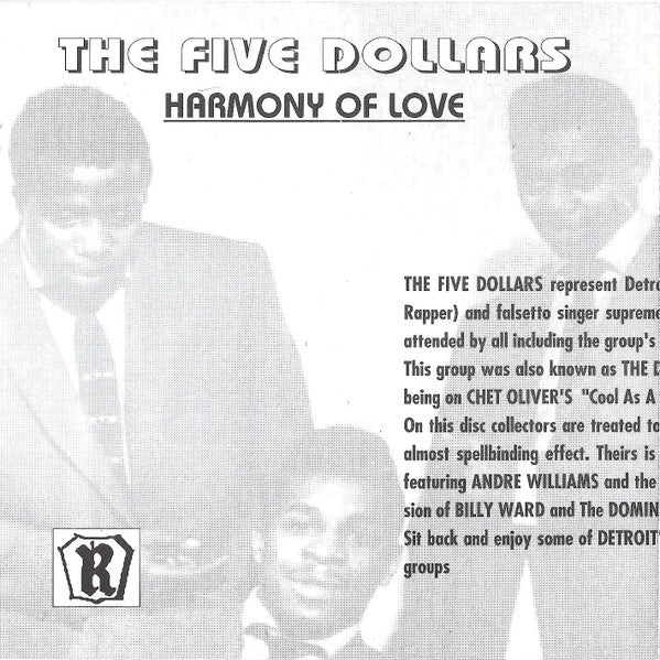 The Five Dollars - Motor-City Detroit Doo-Wops Vol. 3 (CD) - Image 5