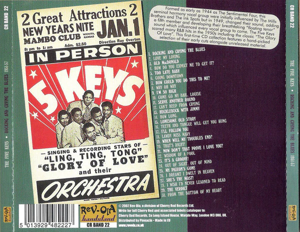 The Five Keys - Rocking And Crying The Blues (1951-57) (CD) - Image 2