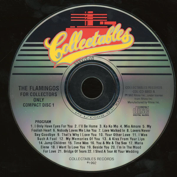 The Flamingos - For Collectors Only (CD) - Image 4